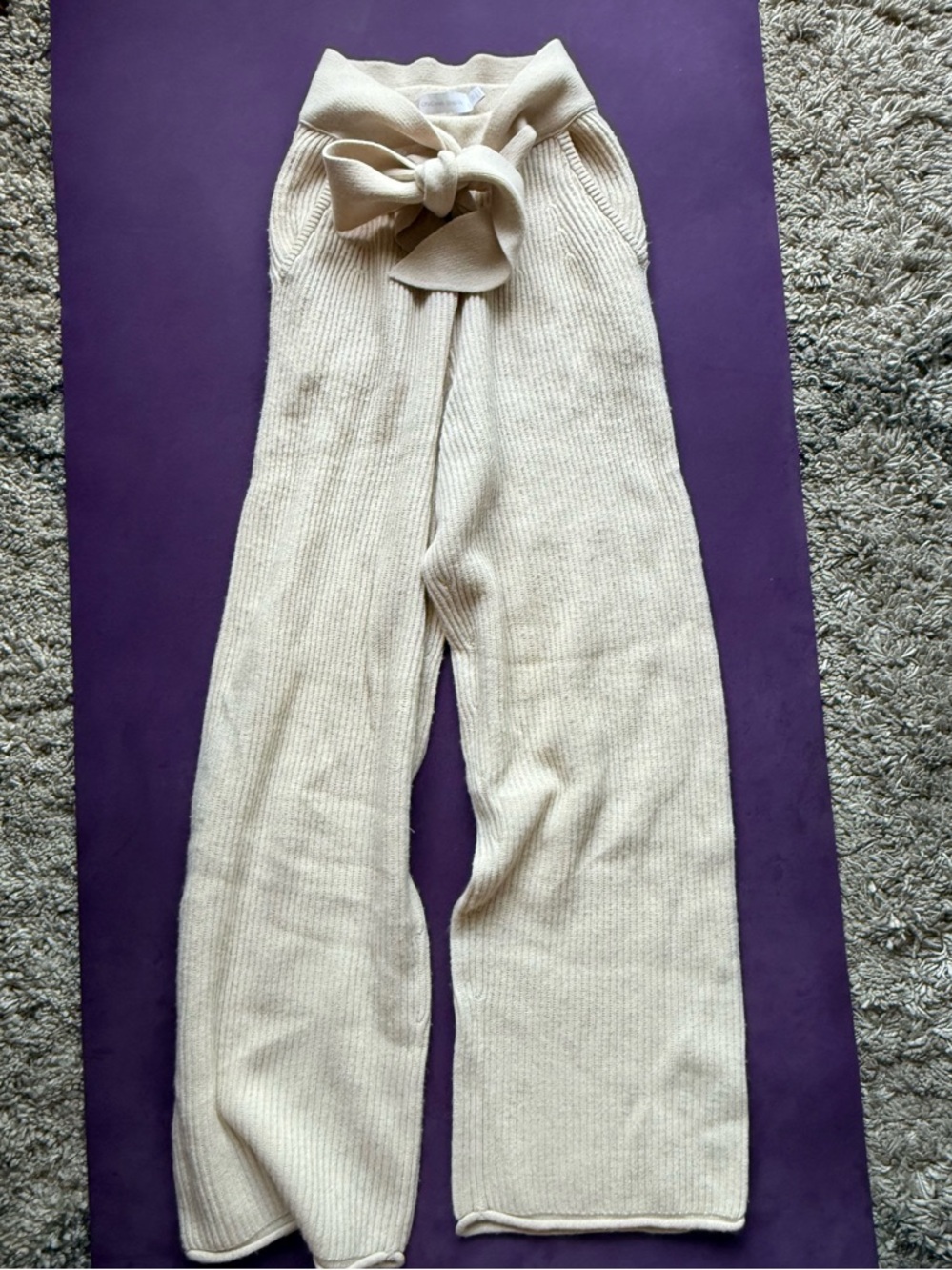 Jonathan Simkhai wool/cotton/cashmere blend pants